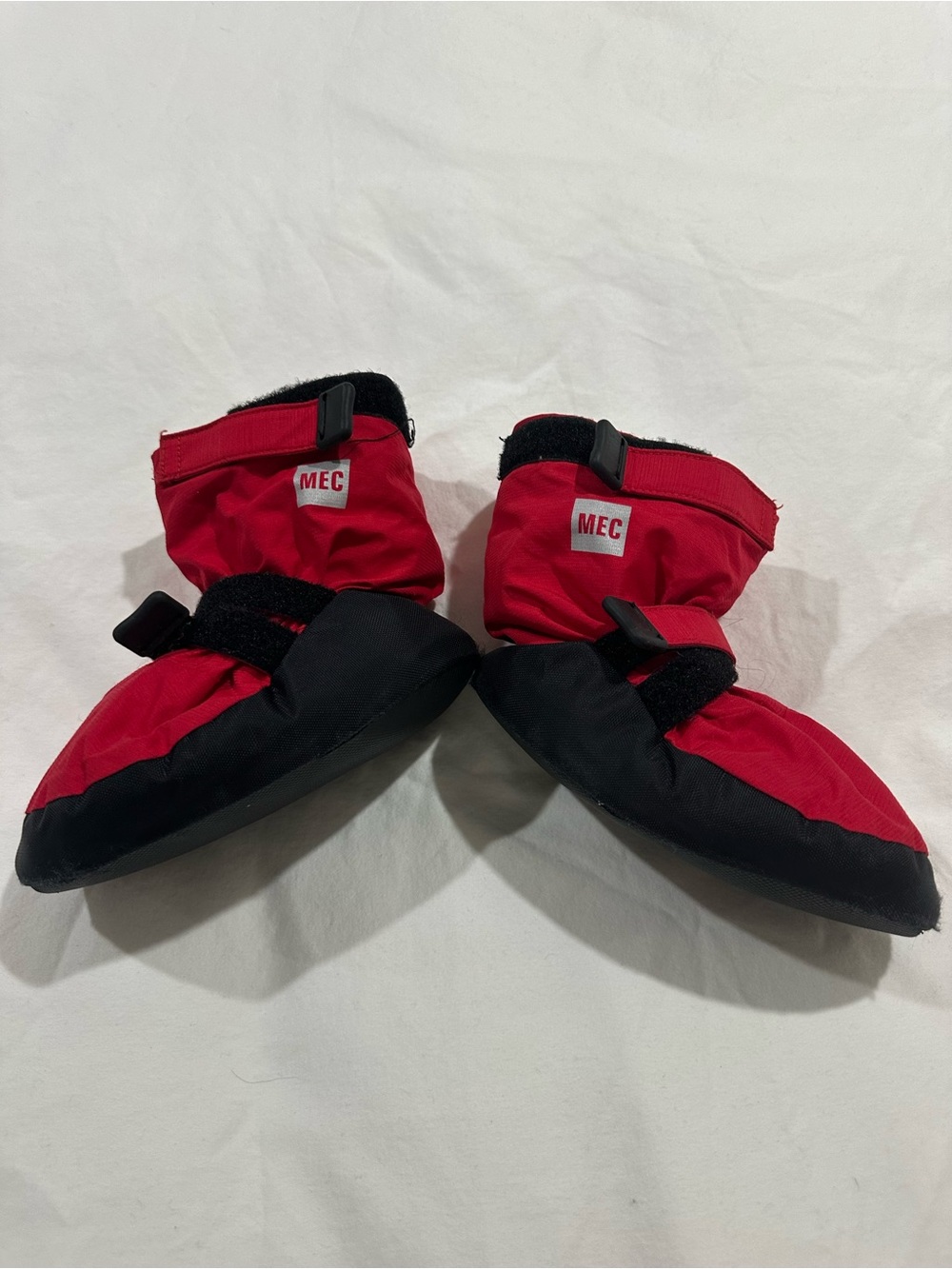 MEC Red & Black Kids Snow Booties 0-24mo